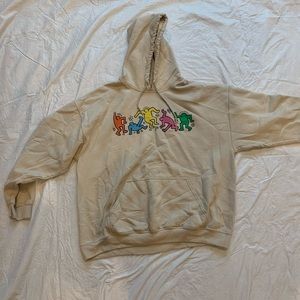 Keith Harring Urban Outfitters collab hoodie.